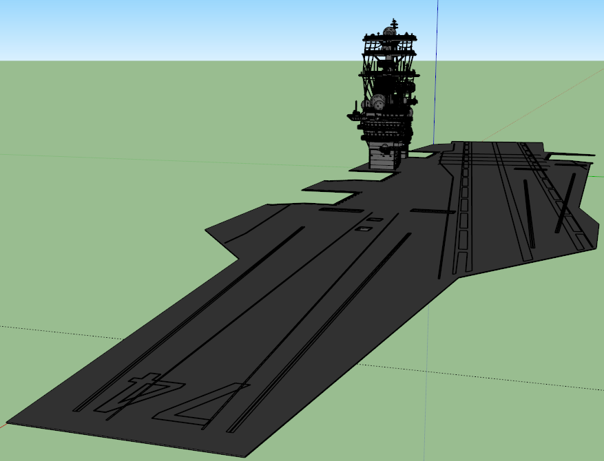 Nimitz Flight Deck and Island